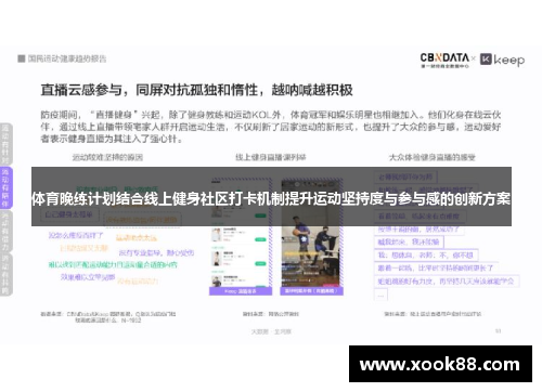 体育晚练计划结合线上健身社区打卡机制提升运动坚持度与参与感的创新方案