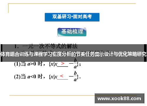 体育组合训练与课程学习密度分析的节奏任务图示设计与优化策略研究